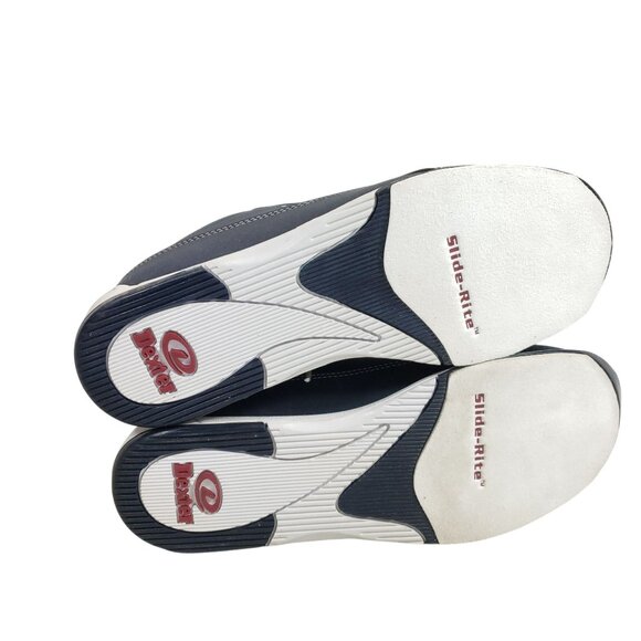 Dexter Womens Size 6.5 Navy Bowling Shoes Slide-Rite Soles Lace-Up Athletic - Picture 8 of 8